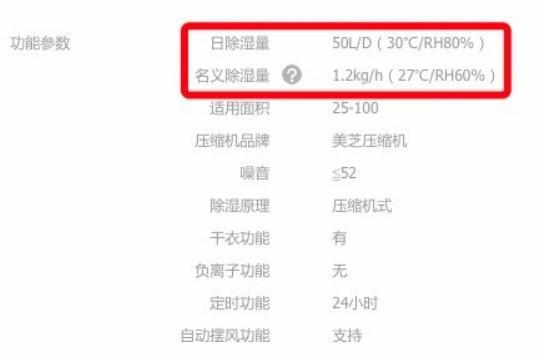 除濕機(jī)里的貓膩：兩個(gè)除濕量怎么選？