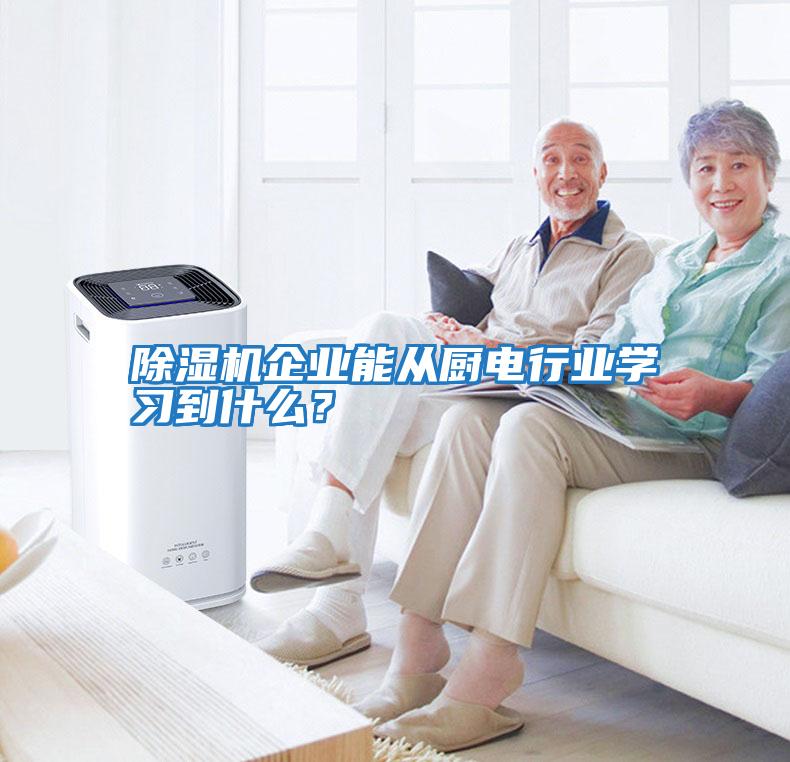 除濕機(jī)企業(yè)能從廚電行業(yè)學(xué)習(xí)到什么？