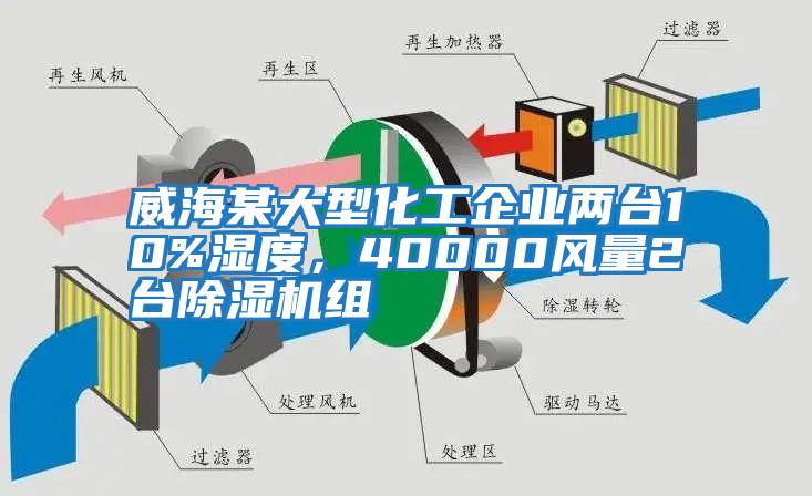 威海某大型化工企業(yè)兩臺10%濕度，40000風量2臺除濕機組