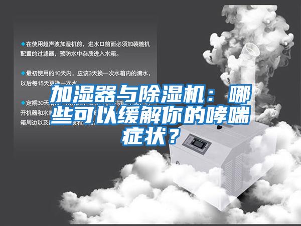 加濕器與除濕機：哪些可以緩解你的哮喘癥狀？