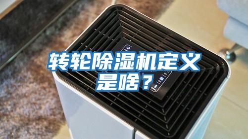 轉(zhuǎn)輪除濕機(jī)定義是啥？