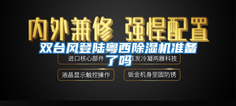 雙臺(tái)風(fēng)登陸粵西除濕機(jī)準(zhǔn)備了嗎