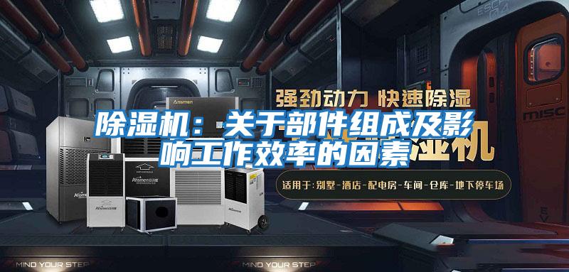 除濕機：關于部件組成及影響工作效率的因素