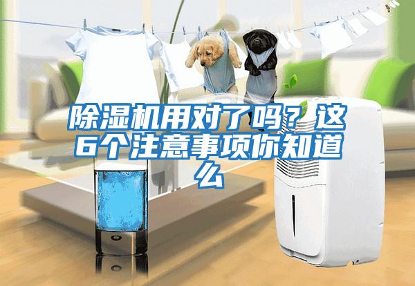 除濕機(jī)用對(duì)了嗎？這6個(gè)注意事項(xiàng)你知道么