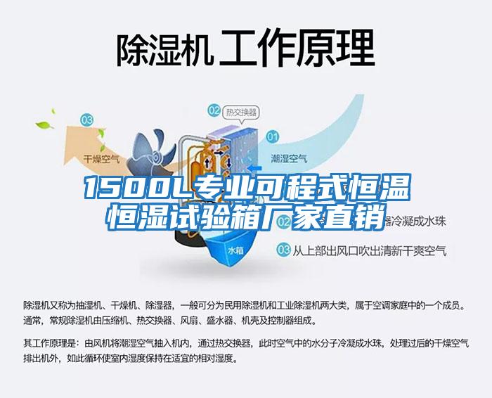 1500L專業(yè)可程式恒溫恒濕試驗(yàn)箱廠家直銷