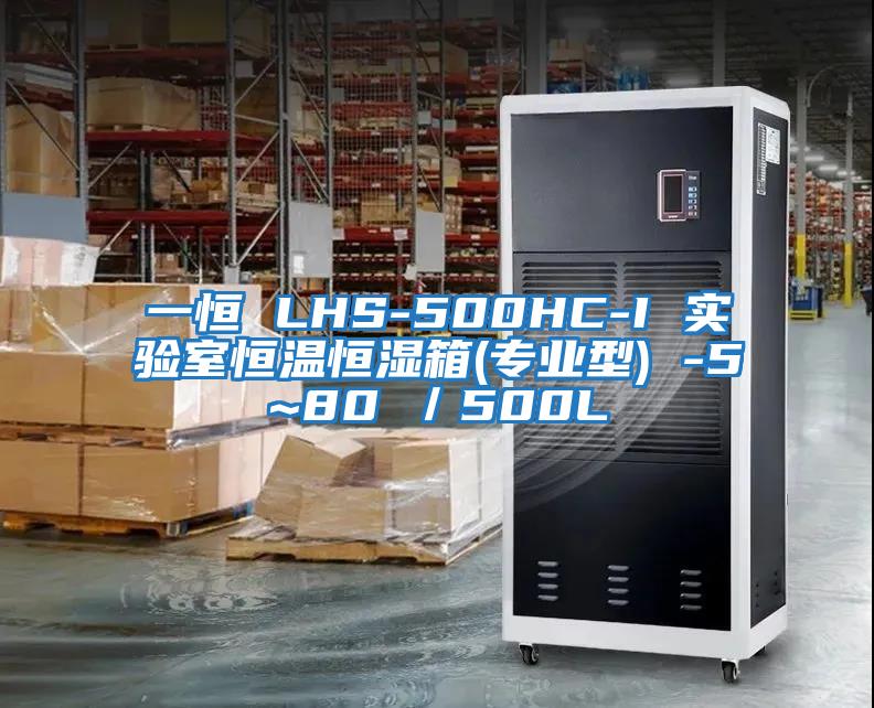 一恒 LHS-500HC-I 實驗室恒溫恒濕箱(專業(yè)型) -5~80℃／500L