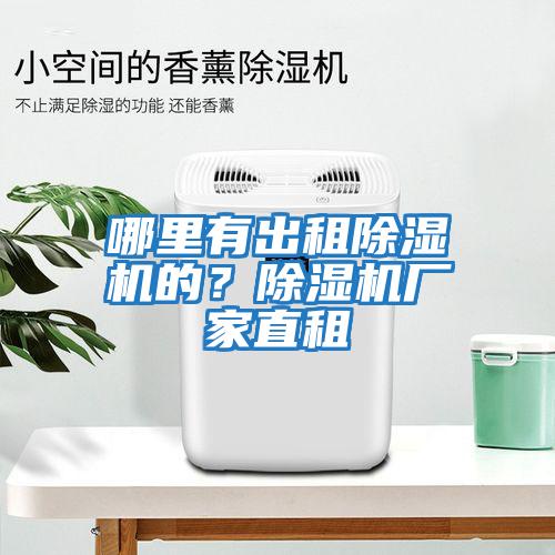 哪里有出租除濕機(jī)的？除濕機(jī)廠家直租