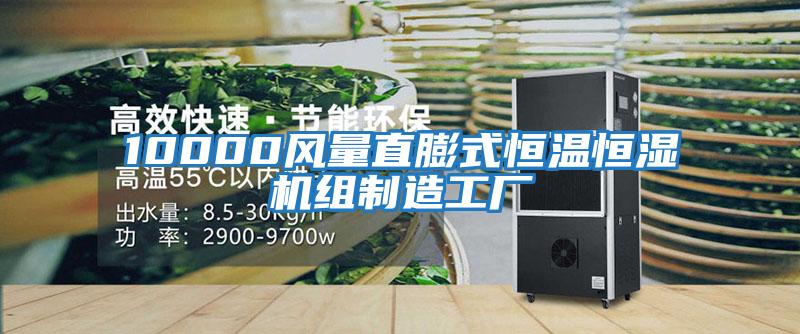 10000風(fēng)量直膨式恒溫恒濕機(jī)組制造工廠