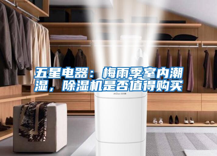 五星電器：梅雨季室內潮濕，除濕機是否值得購買