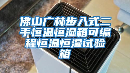 佛山廣林步入式二手恒溫恒濕箱可編程恒溫恒濕試驗箱