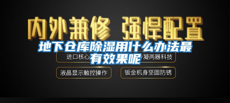 地下倉(cāng)庫(kù)除濕用什么辦法最有效果呢