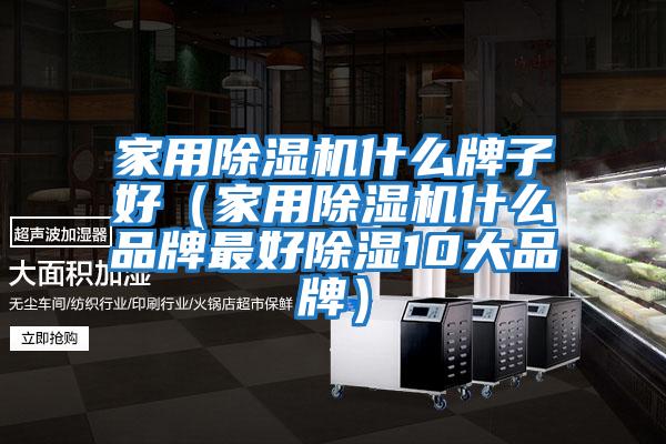 家用除濕機(jī)什么牌子好（家用除濕機(jī)什么品牌最好除濕10大品牌）