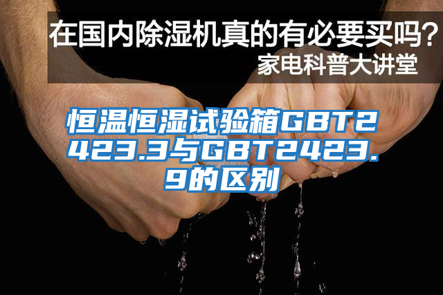 恒溫恒濕試驗(yàn)箱GBT2423.3與GBT2423.9的區(qū)別