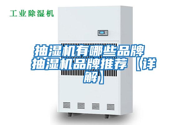 抽濕機有哪些品牌 抽濕機品牌推薦【詳解】