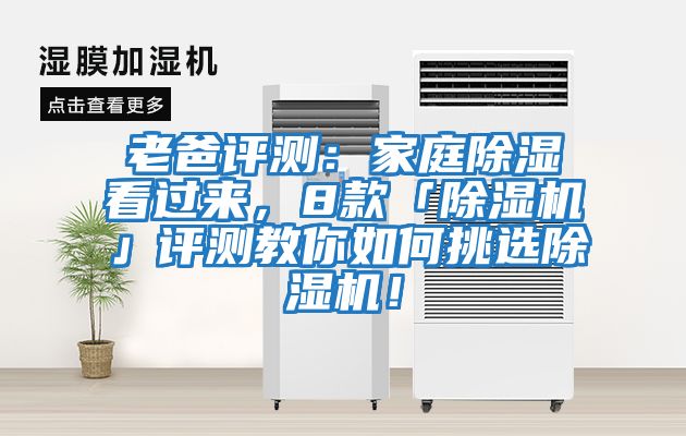 老爸評測：家庭除濕看過來，8款「除濕機」評測教你如何挑選除濕機！