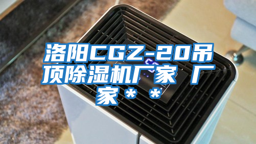 洛陽CGZ-20吊頂除濕機廠家 廠家＊＊