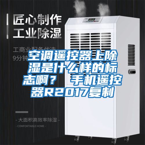 空調(diào)遙控器上除濕是什么樣的標志??？ 手機遙控器R2017復制