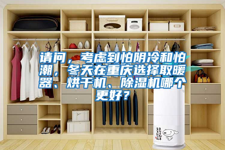 請問，考慮到怕陰冷和怕潮，冬天在重慶選擇取暖器、烘干機、除濕機哪個更好？