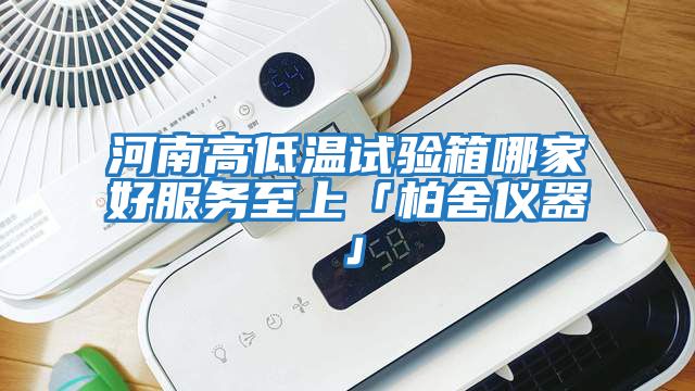 河南高低溫試驗箱哪家好服務至上「柏舍儀器」