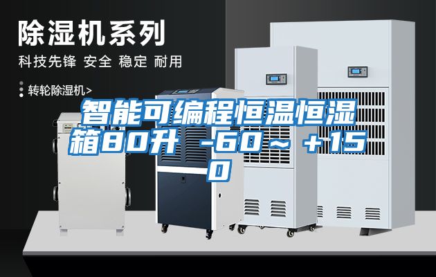 智能可編程恒溫恒濕箱80升 -60～＋150℃