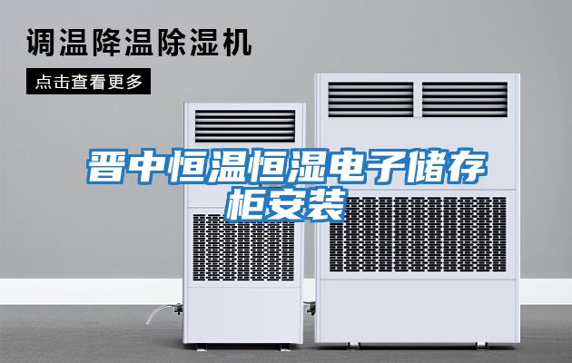 晉中恒溫恒濕電子儲存柜安裝