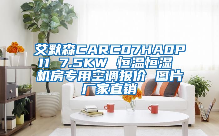 艾默森CARC07HA0PI1 7.5KW 恒溫恒濕 機房專用空調(diào)報價 圖片廠家直銷