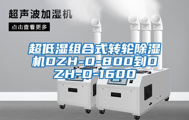 超低濕組合式轉輪除濕機DZH-D-800到DZH-D-1600