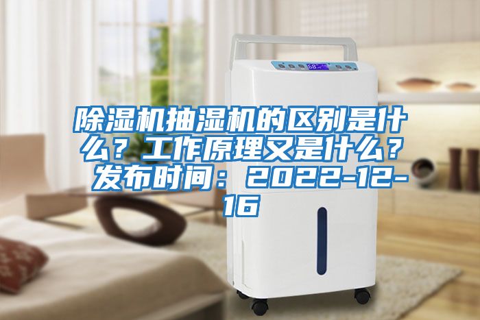 除濕機抽濕機的區(qū)別是什么？工作原理又是什么？ 發(fā)布時間：2022-12-16