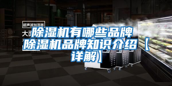 除濕機有哪些品牌 除濕機品牌知識介紹【詳解】