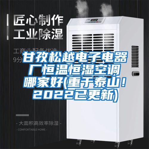 甘孜松越電子電器廠恒溫恒濕空調(diào)哪家好(重于泰山！2022已更新)